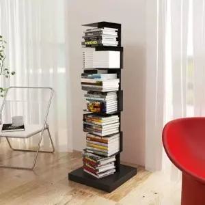 틈새 책장 북타워 스틸 도서수납 책꽂이 북트리 코너형 거실 원목 슬림 서재가구