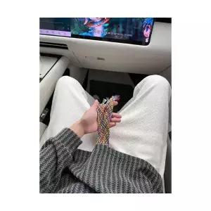 남성 심플데일리룩 면 바지 쉐니어 맨투맨 가을 프린지 일자 빅사이즈 캐주얼 OOTD3