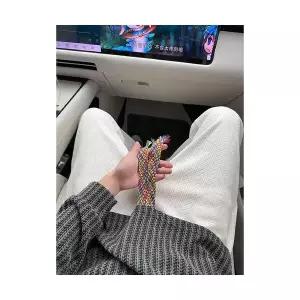 남성 심플데일리룩 면 바지 쉐니어 맨투맨 가을 프린지 일자 빅사이즈 캐주얼 OOTD3