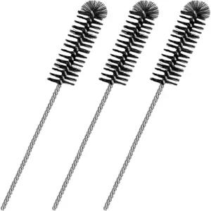 NYTKL 3PCS 탄소 먼지 청소 브러시 카뷰레터 클리너 밀도 나일론 튜브 자동차 엔진 제트 ATV 모터사이클