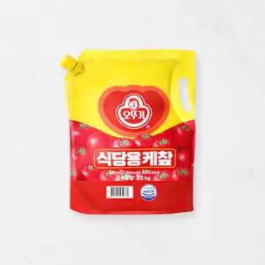소스 오뚜기 케？y파우트팩 3 3Kg케찹 토마토케찹 요리용케찹 조리용케찹 맛있는케찹 케찹 케첩 맛있는 요리