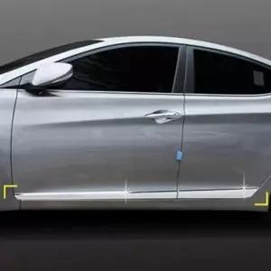 [CAR] 사이드 스커트 아반떼MD 크롬 몰딩 언더라인 튜닝 용품