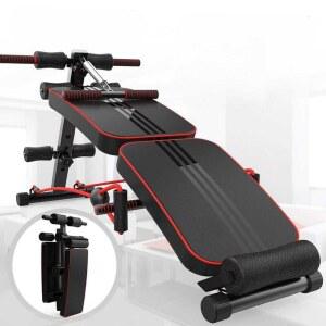 폴딩 접이형 각도조절 벤치프레스 전용 헬스 디 프리텐션로프 싯업보드