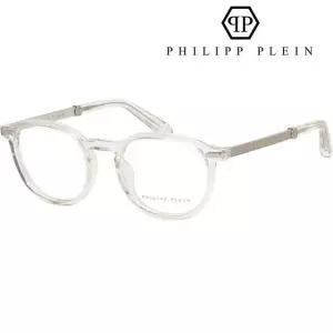 안경테 VPP057 0880 명품 투명 라운드 뿔테 패션 PLEIN GOLD SILHOUETTE