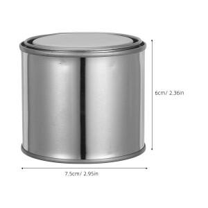 페인트 캔 보관 용기 잉크 금속 도장 뚜껑이 있는 빈 철 틴 버킷 갤런 파인트 차고 둥근 반