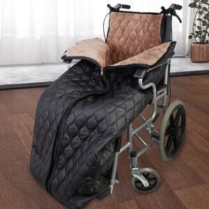 휠체어 담요 무릎 겨울 커버 외출용 방풍 워머 고정 두꺼운 보온 방한