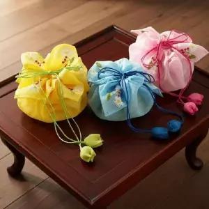 [큰손할인] 전통선물구디백 답례품 포장 데코 외국인 파우치 소품 설날