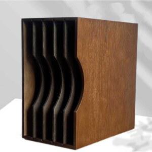 정리함 레코드 보관함 수납 가로폭 거치대 케이스 오크 레코드판