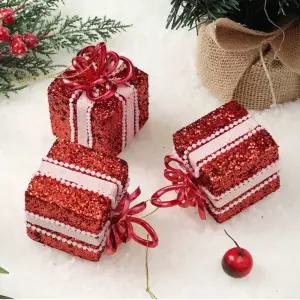 (도토로) 루비레드 트리 오너먼트 3p세트(리본선물상자)