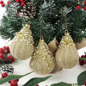 (도토로) 로열골드 트리 오너먼트 3p세트(물방울)