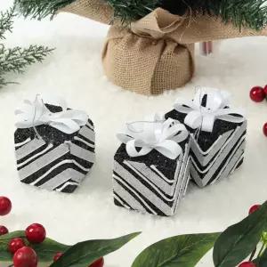 (도토로) 블랙시크 트리 오너먼트 3p세트(화이트선물상자)