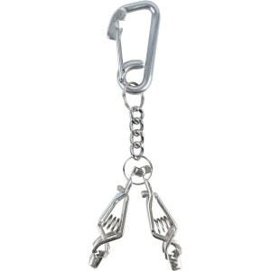 작업용 장갑용 이중 끝 장갑 스테인리스 악어 카라비너 있는 홀더 스틸 Bla 클립이 벽걸이용