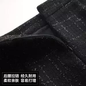 EAMT 여친 치마 모직 캐주얼 추동 언밸런스 랩 정장 라인 EUNG1