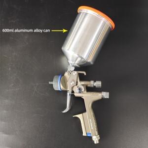 전문가용 600ml 알루미늄 페인트 컵, SATA 인터페이스에 적합, 내구성과 녹 방지 금속 캔
