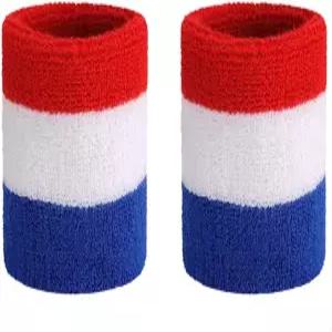 남녀용 ONUPGO 손목밴드 - 운동용 코튼 테리 천 농구 테니스 축구 야구 달리기 체육관용 스웨트밴드 1쌍