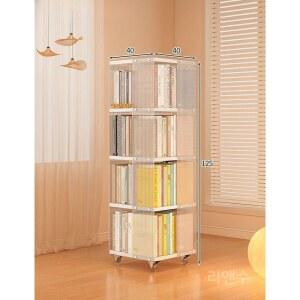 철제 거실 스탠딩책장 문뒤 서재 모던 4단 틈새책장 심플 사이드 5단 세로