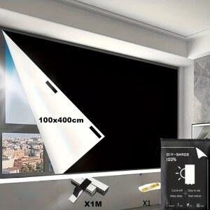 암막 창문 커버 최강 차광 효과 디자인 차단 필름 절전 블라인드 쉽게 휴대용 정전기 루크 부착 미적 실내 보호 효율 자외선 가정 유리창 설치 냉난방 틴트 이동식 방음 보조 햇빛 시야 사무실 프라이버시 향상