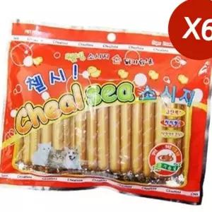 (올핀)애견 소시지 28개입 6P 저지방 닭가슴살 영양간식