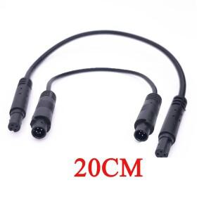 후방 카메라 어댑터 케이블, 4핀 듀얼 남성/여성 연장 변환