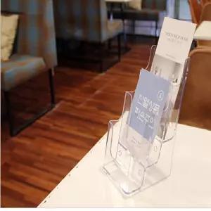 전단지 카탈로그꽂이 A5 (3단) 4599 3단거치대 카달로그 브로셔 로슈어 카다로그 서류 보관 문서정리 3단