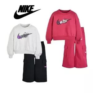 매장정품 나이키키즈 크루 맨투맨 카고 팬츠 상항복세트 A253ST877P 269358