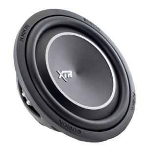 XTR 시리즈 XTR12S 4 마운트 12 u201D 카 서브우퍼 2000W 최대 출력 500W RMS 듀얼 4옴 UV 코팅 콘 R 서라운드 u2013 컴팩트 슬림 서브우퍼로 타이트 오디오 설치 시 깨끗한 베이스를 제공
