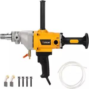 Hotech 다이아몬드 코어 드릴링 머신 1700W 휴대용 가변 속도 습식 건식 리그 1-1/4인치 스레드 4.7인치