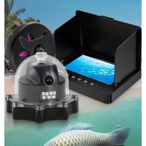 360도 회전 어군 스크린 방수 360 어탐지기 깊이 물고기 DVR 수중 펌프