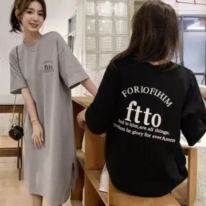 카라원피스 여름원피스 면원피스 체형커버 롱원피스 프릴원피스 여자원피스