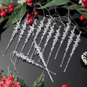 럭셔리 트리 오너먼트 12p세트 고드름A 12.5cm