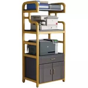 사무실 프린터 선반 공간활용 우드 프린터기선반 다이 서랍장 서랍 복합기