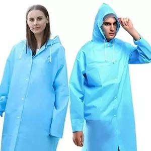 우비코트 모자캡 방수 고급 우비 우의 스카이 XL 176-190cm