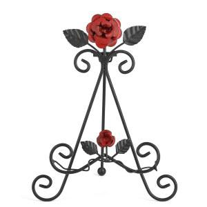 웬베리 12.2인치 대형 접시 스탠드 디스플레이, 금속 책 디스플레이 스탠드, 그림 홀더, 장식 작은 이젤