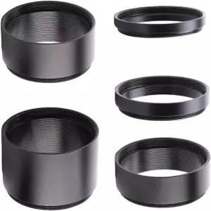 스타부사 M48 2인치 연장 튜브 키트 - 5/7/15/20/30mm 링 M48×0.75 남성 및 여성용 실 DSLR/SLR 백포커스