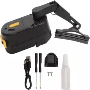 오토바이 헬멧 와이퍼 2단 충전식 범용 워터 윈드실드 모터사이클 스쿠터