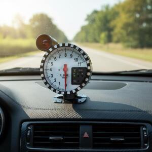 5인치 7색 타코미터 게이지 RPM 자동차 차량용 호환 계기 부품