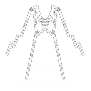 누끼 옷걸이 누끼컷 배경 걸이 전신 바지 아크릴 의류촬영 상의 걸이대 투명옷걸이 프레임