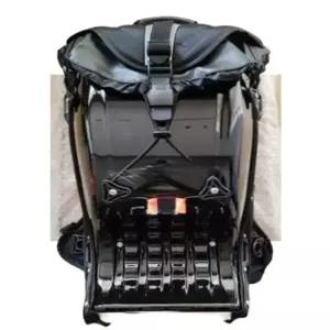 오토바이 백팩 라이딩 바이크 헬멧 바이크가방 수납 형광 대용량 그린 라이더 하드쉘 장비