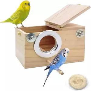 캐서린 앵무새 둥지 상자 버기 집 번식 짝짓기 러브버드 중소형 조류 S