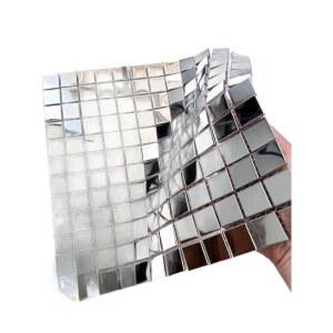 거울 모자이크타일 실버은경 실버 무늬타일 미러 욕실타일 유광 벽타일