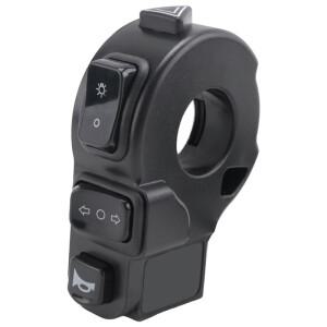 3In1 오토바이 스위치 ATV 쿼드 라이트 22Mm Handlebars-X59A 용 신호 경적 ON/OFF 버튼