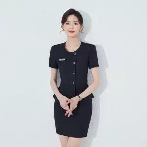 오피스룩 노카라 스타일 여자투피스 정장세트 팬츠 정장 여자 페플럼 겨울 여성