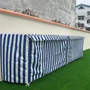 야외 어닝 차양막 천갈이 그늘막 방수 교체 천 원단 수동 지붕 스카이어닝 발코니 조립식