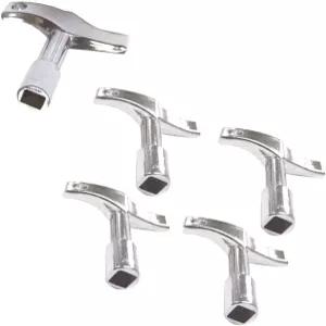 퍼포먼스 플러스 DK2-5 디럭스 드럼 키 - 스틸 다이캐스트 인체공학적 디자인 5인용 가방