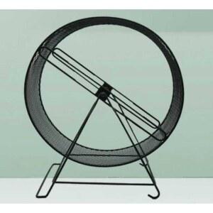 철제 쳇바퀴 고슴도치 베어링 32cm 놀이터 바퀴 검정 저소음 햄스터 지름