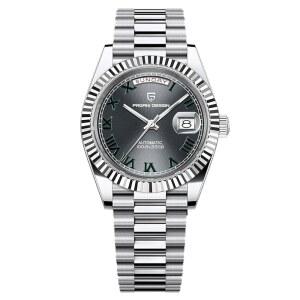 [미국배송] 롤스티미 파가니 디자인 DD40 PD1783 남성용 시계 NH36A 일본 자동 무브먼트 요일/날짜 캘린더 스테인리스 스틸 브레이슬릿 사파이어 크리스탈 럭셔리 시계.