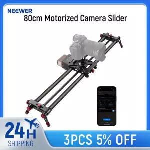 NEEWER 80cm 전동 카메라 슬라이더 App 무선 제어 DSLR 탄소 섬유 돌리 레일 슬라이더 비디오 모드