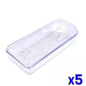 TBZ 투명 수저함 아크릴2호 x5개 수저꽂이 수저케이스