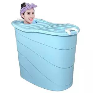 반신욕 소형 간이욕조 이동형 플라스틱욕조 전신