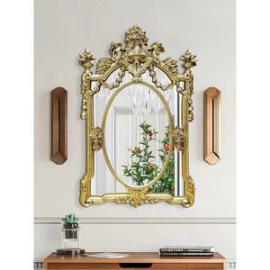 엔틱거울 엔틱소품 화장대 빈티지 기타 원형 페인티드 요 골드 테이블 앤티크 프레임